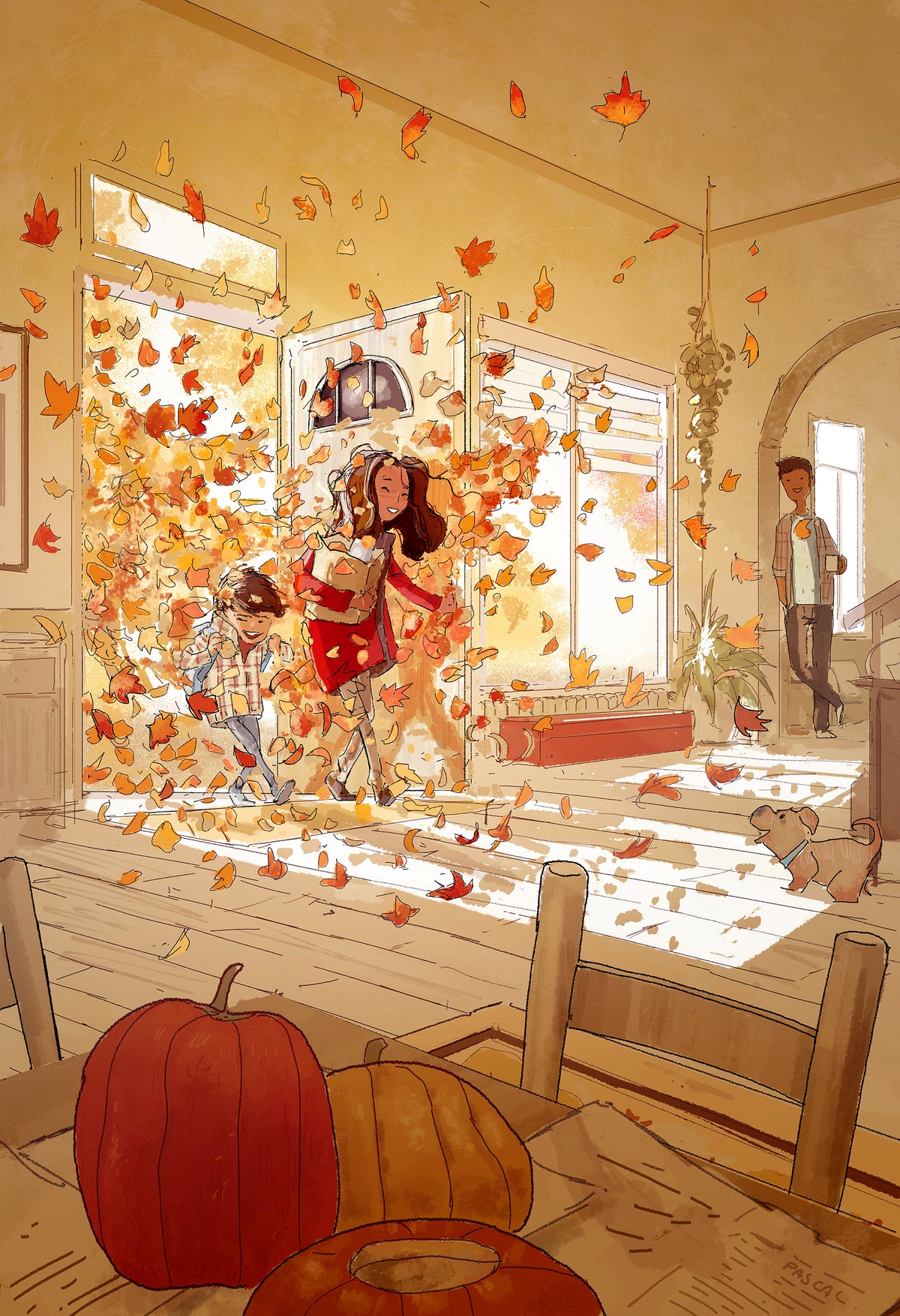 And Then Fall Came In... - Open Art Print